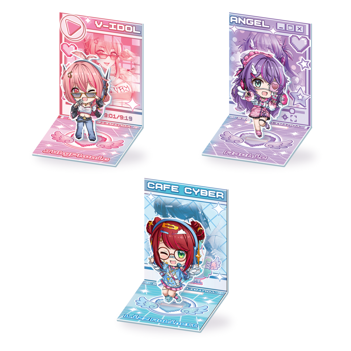 V-Idol Cafe Vol. 4 Diorama Keychain Standee [PRE-ORDER]