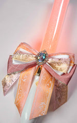 Penlight Bow - White & Orange
