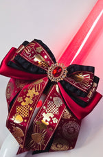 Penlight Bow - Black & Red