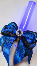 Penlight Bow - Black & Blue