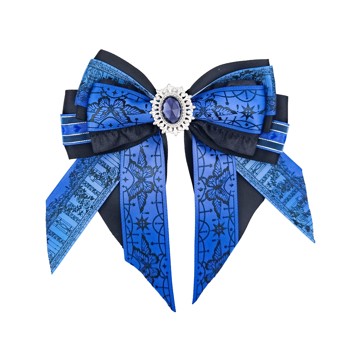Penlight Bow - Black & Blue
