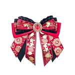 Penlight Bow - Black & Red