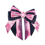 Penlight Bow - Black & Pink