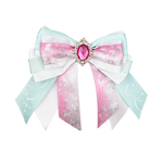 Penlight Bow - White, Mint & Pink