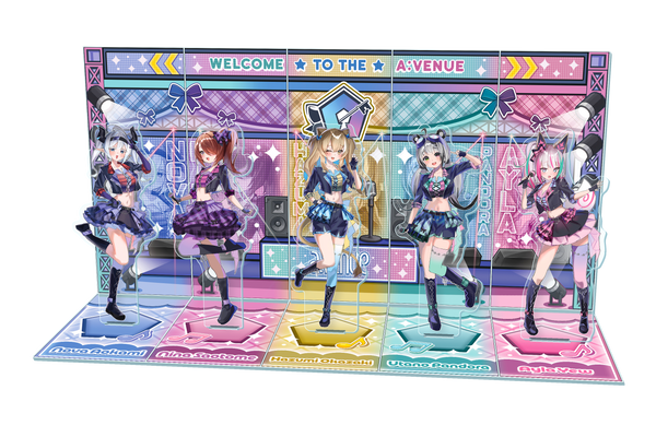a:VEnue Diorama Standee (Nova Aokami, Nina Saotome, Hazumi Okazaki, Utano Pandora, & Ayla Yew) [PRE-ORDER])
