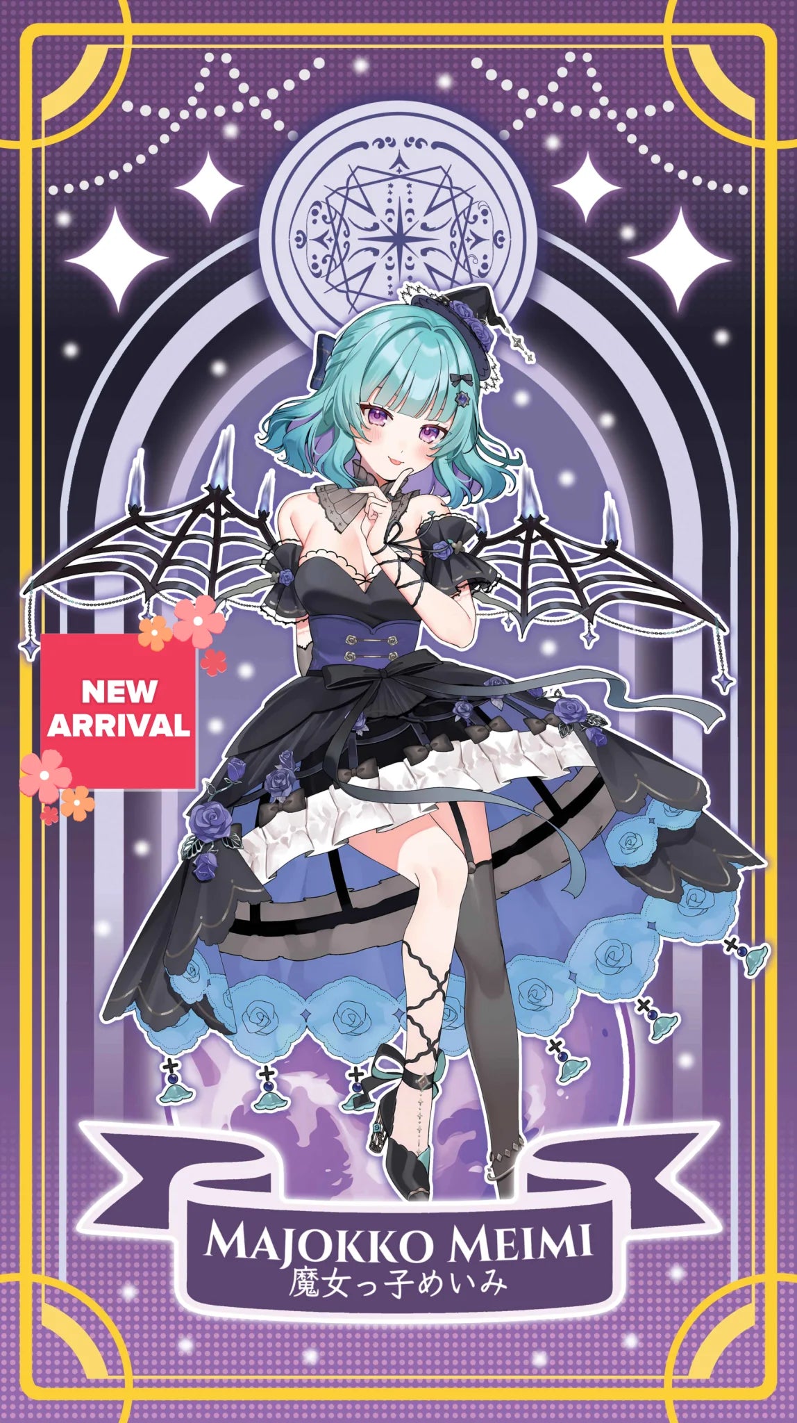 [PREORDER] Majokko Meimi Gold Foil Card Card