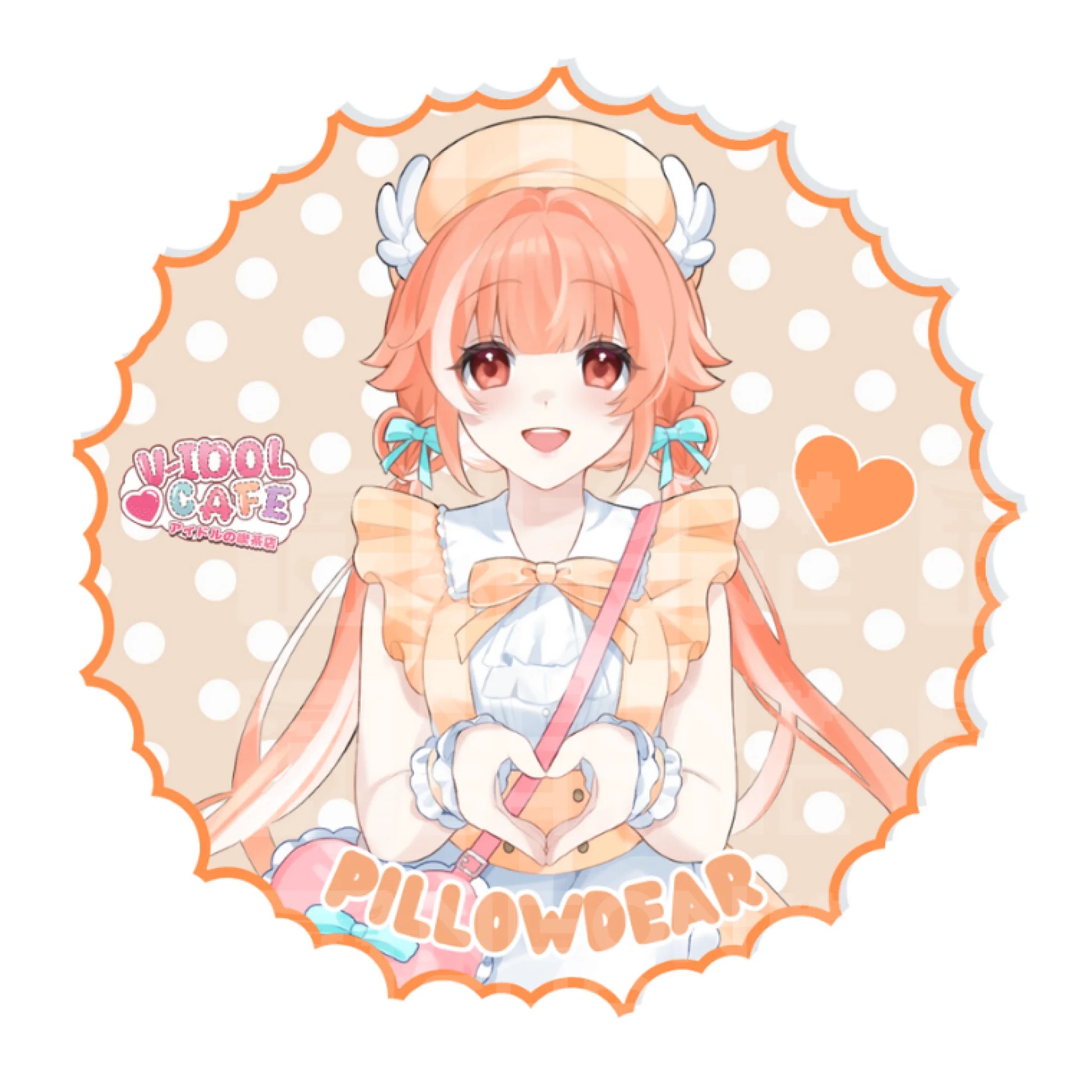 V-Idol Cafe Can Badge Pillowdear Penlight