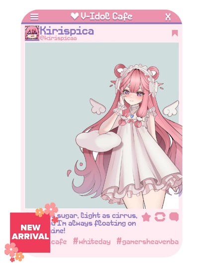 V-Idol Cafe Vol. 3 Clear Card [PRE-ORDER] Kirispica Clear Card