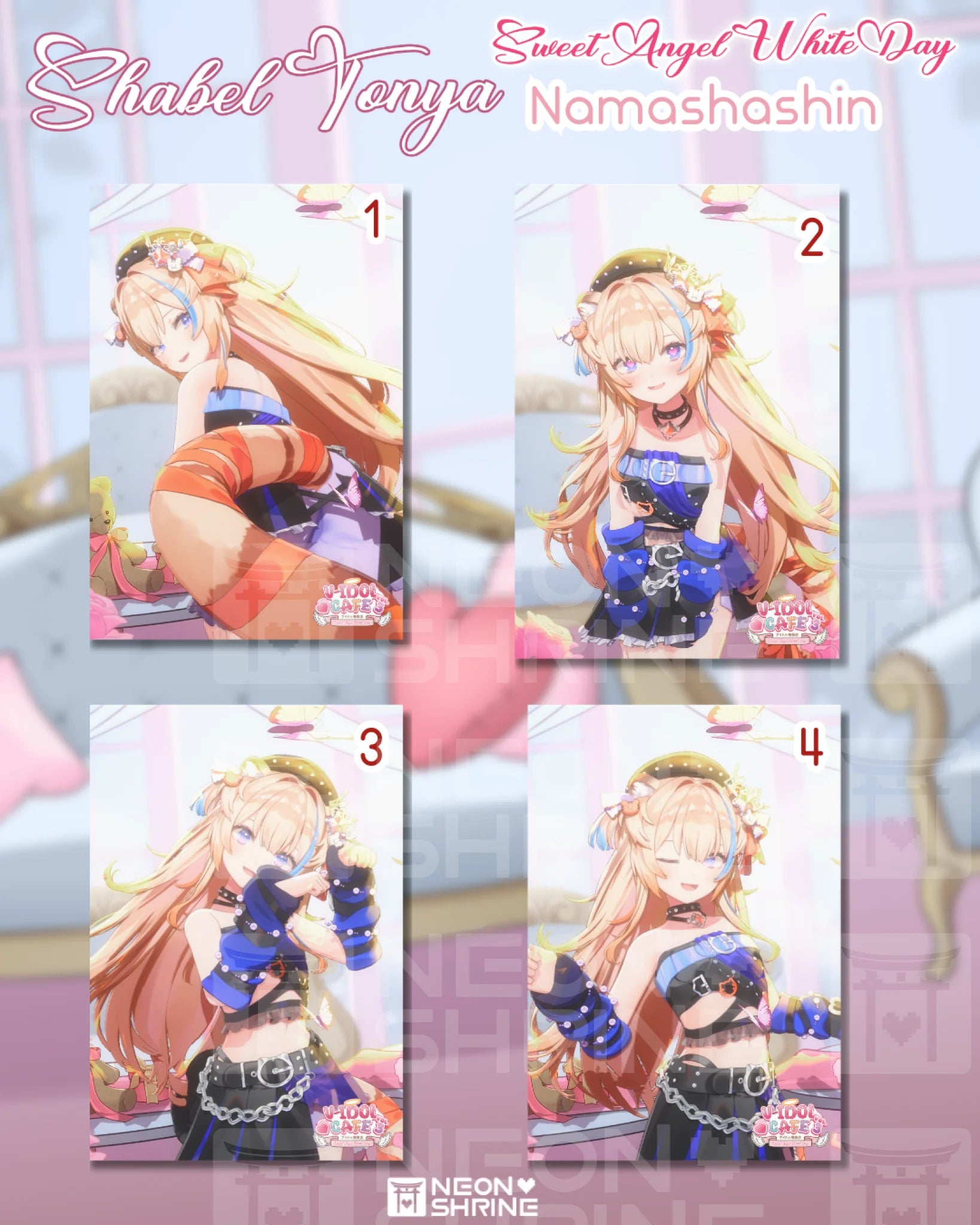 V-Idol Cafe Vol. 3 Namashashin [PRE-ORDER] Shabel Tonya Full Set Namashashin