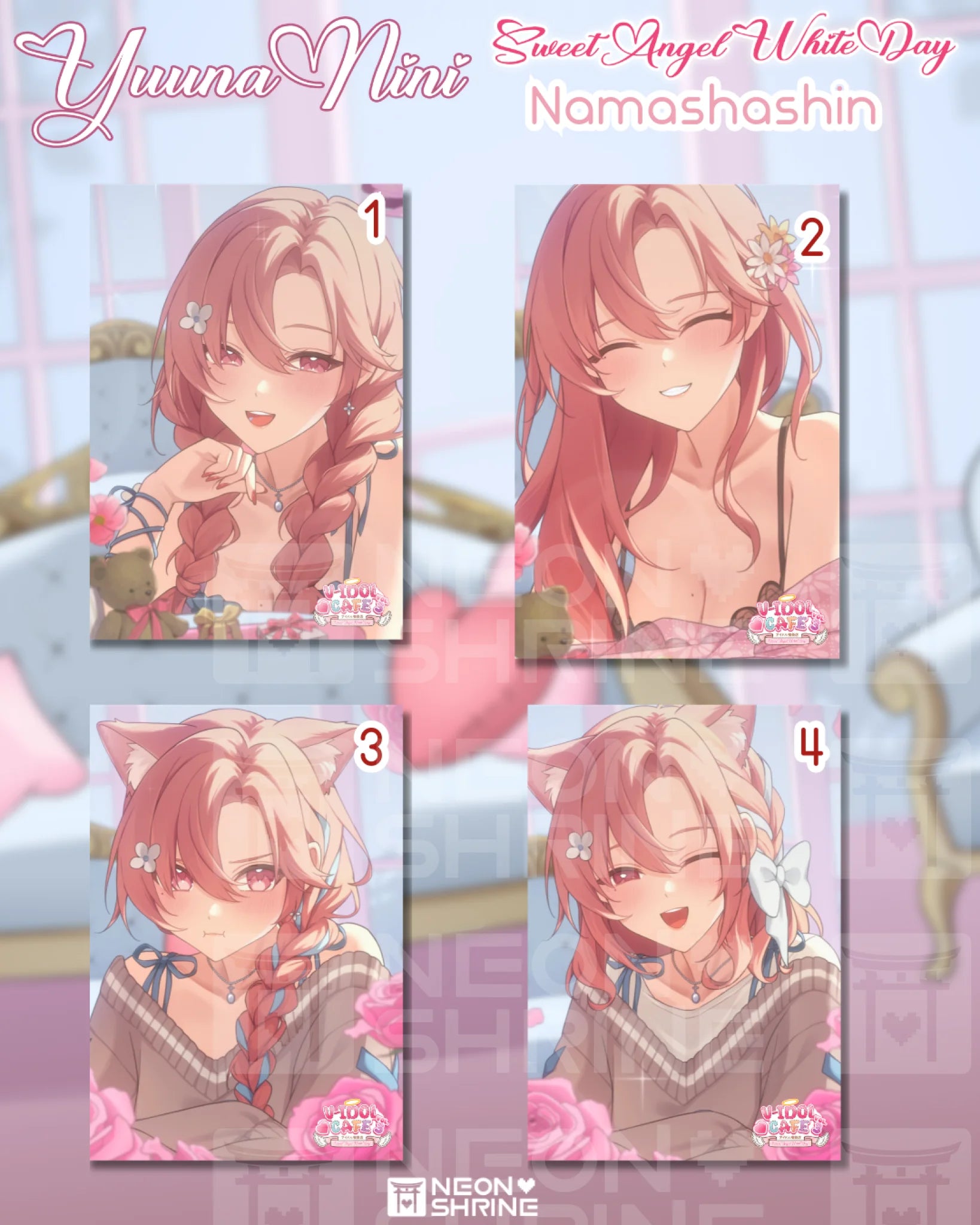 V-Idol Cafe Vol. 3 Namashashin [PRE-ORDER] Yuuna Nini Full Set Namashashin
