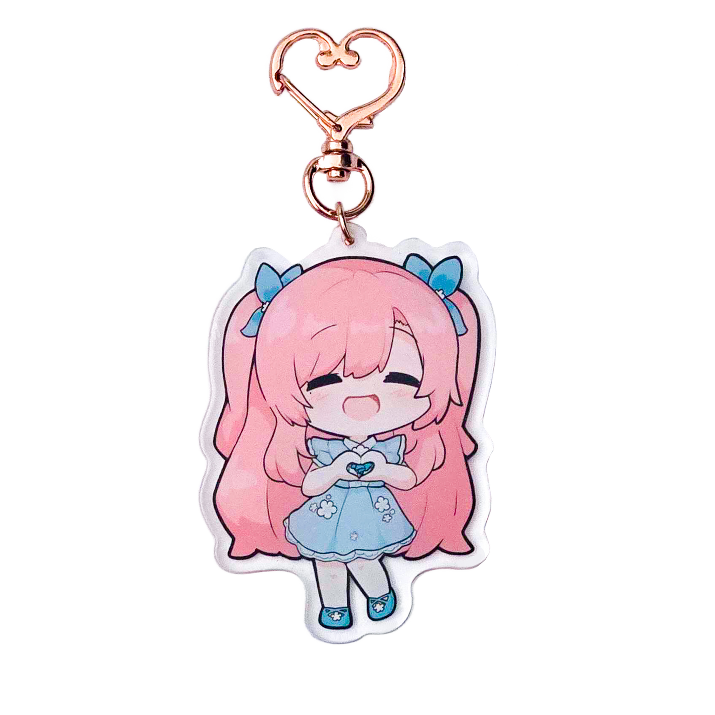 [OFFICIAL COLLAB] Nini Yuuna Blooming Blue Keychain