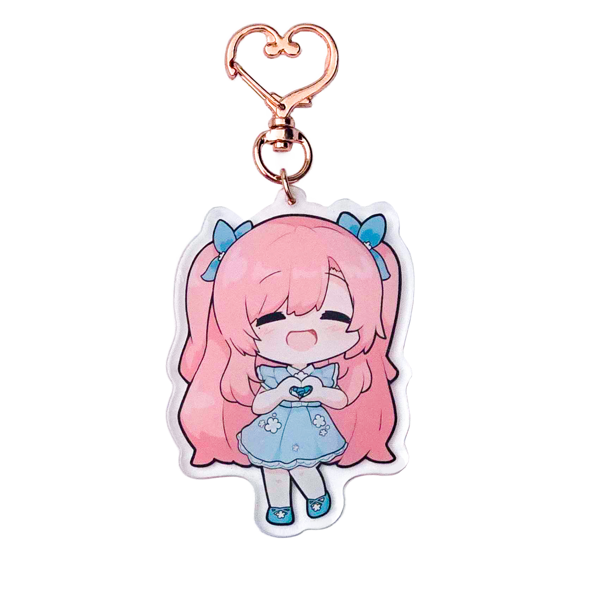 [OFFICIAL COLLAB] Nini Yuuna Blooming Blue Keychain