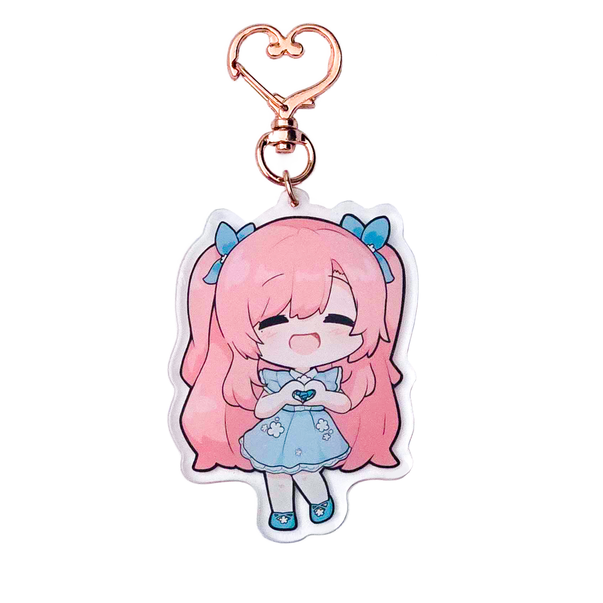 [OFFICIAL COLLAB] Nini Yuuna Blooming Blue Keychain