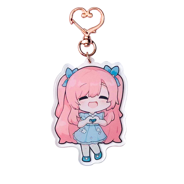 [OFFICIAL COLLAB] Nini Yuuna Blooming Blue Keychain