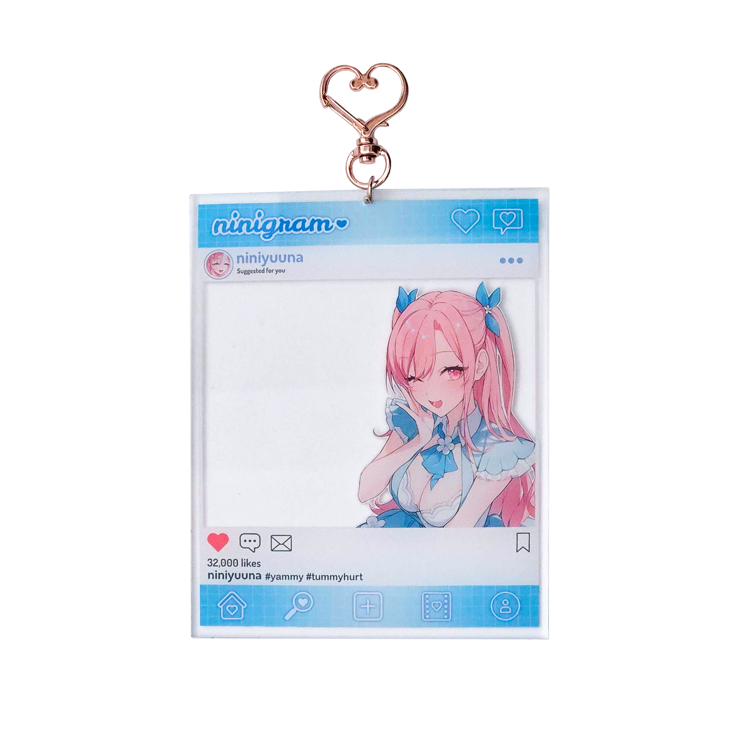 [OFFICIAL COLLAB] Nini Yuuna Ninigram Keychain