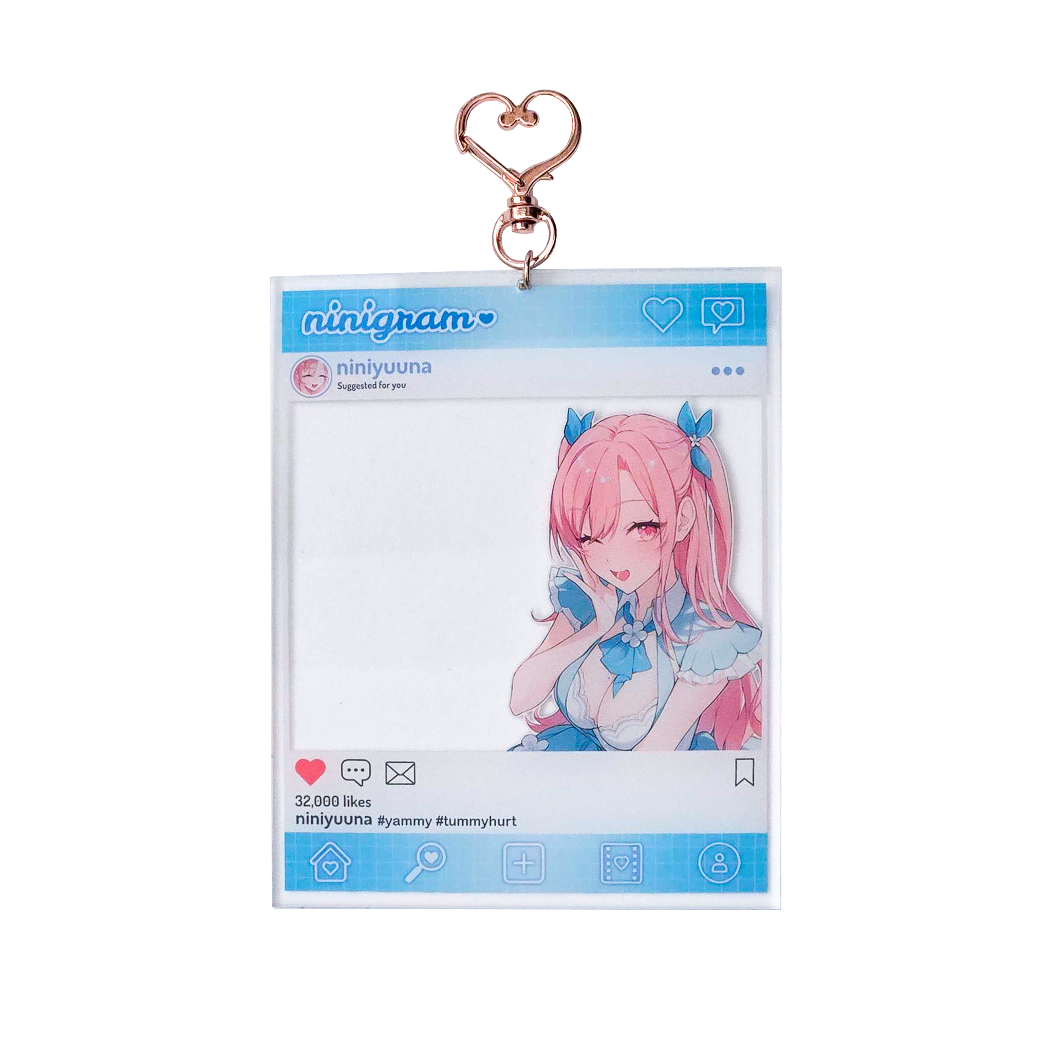 [OFFICIAL COLLAB] Nini Yuuna Ninigram Keychain